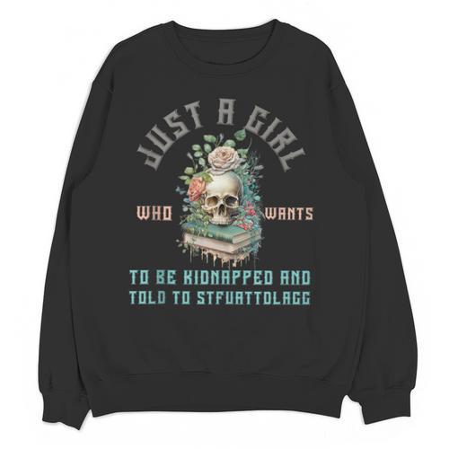 Dark Romance Women STFUATTDLAGG Smutt Book Merch Good Girl Unisex Sweatshirt - Bookorys