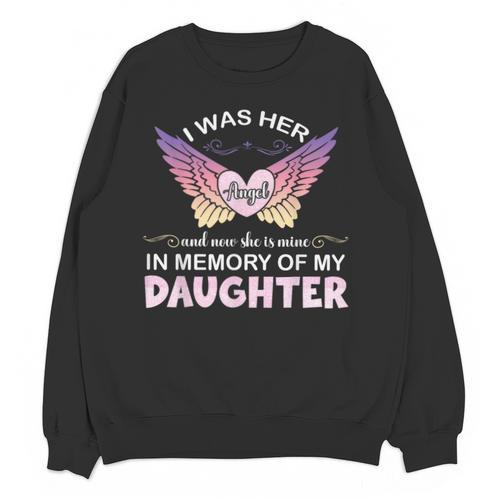 Daughter Angel In My Memory Cute Family Remembrance Match Unisex Sweatshirt - Easessy