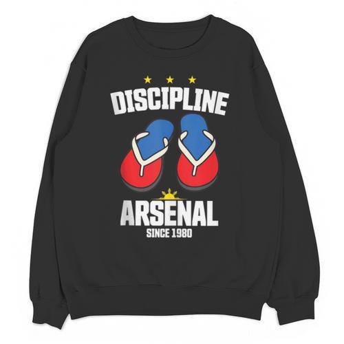 Discipline Arsenal Pinoy Nostalgia Filipino Tsinelas Unisex Sweatshirt - Figerry