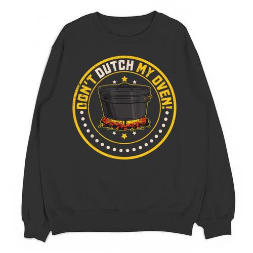 Dutch Oven Cookbook Casserole Cooking Cuisine Camping Recipe Unisex Sweatshirt - Bookorys DE