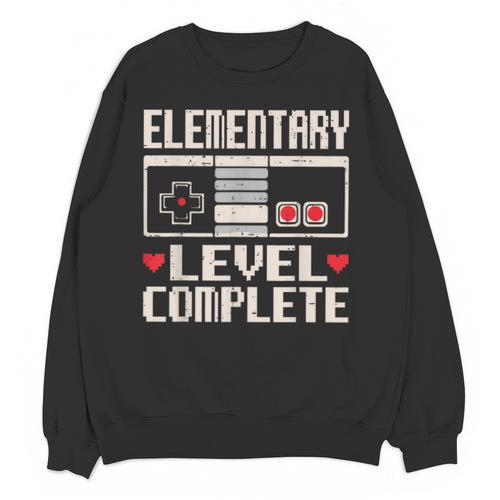 Elementary Level Complete Gamer Class Of 2025 Graduation Unisex Sweatshirt - Best Gift Smart