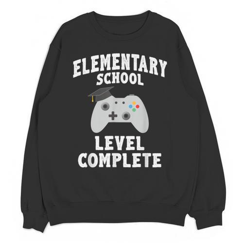Elementary School Graduation Gamer Graduate Unisex Sweatshirt - Best Gift Smart