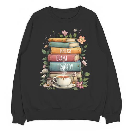 Fantasy Drama Tragedy Book Lover Subtle Watercolor Unisex Sweatshirt - Bookorys UK