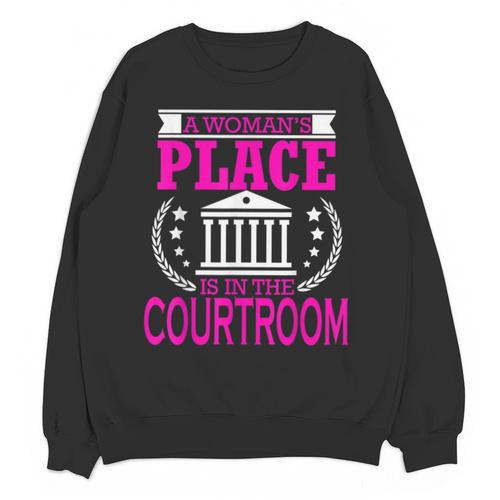 Female Lawyer Women Law Student Graduation Bar Exam Unisex Sweatshirt - Best Gift Smart