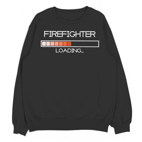 Firefighter Fire Resque Team By Bezra Future Firefighter Loading Fireguard Fireman Graduation Unisex Sweatshirt - Best Gift Smart
