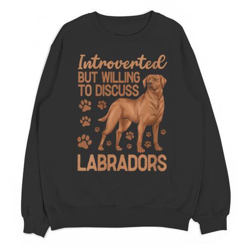 Fox Red Labrador Retriever Introvert Foxred Lab Unisex Sweatshirt - Raresse