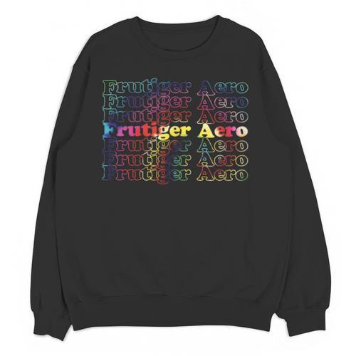 Frutiger Aero Graphic Er Tie Dye Unisex Sweatshirt - Figerry