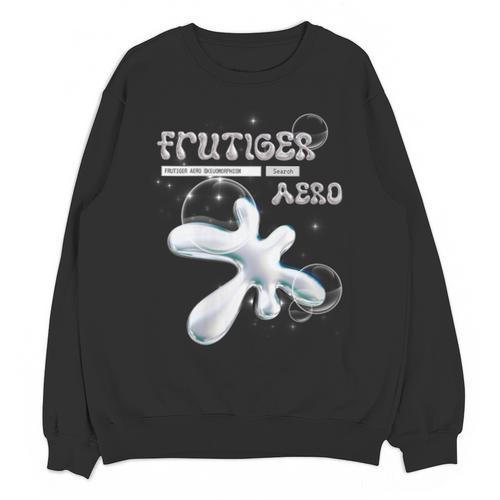 Frutiger Aero Y2K Fashion Trends Statement Piece Tech Orb Unisex Sweatshirt - Figerry