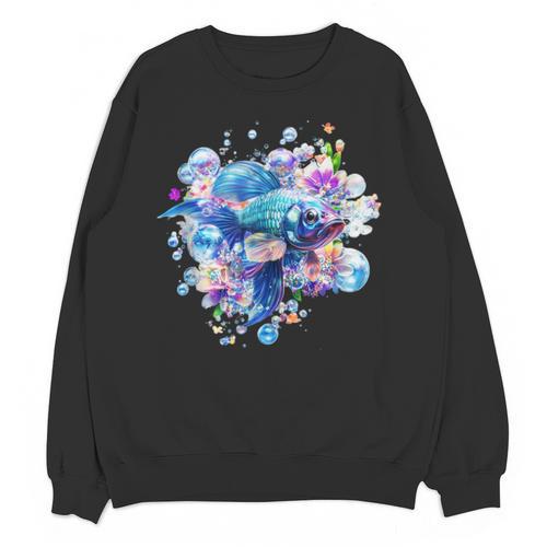 Frutiger Aero Y2K Fish Unisex Sweatshirt - Figerry