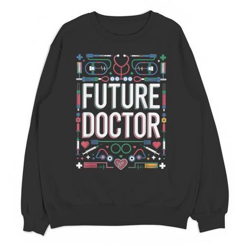 Future Doctor Graduation School Kids Toddler Women Men Unisex Sweatshirt - Best Gift Smart