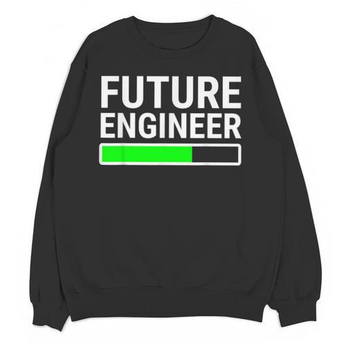 Future Engineer Loading Bar Cool Graduation Unisex Sweatshirt - Best Gift Smart