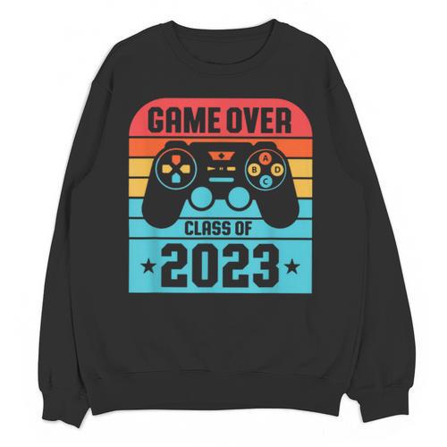 Game Over Class Of 2023 Shirt Students Graduation Unisex Sweatshirt - Best Gift Smart