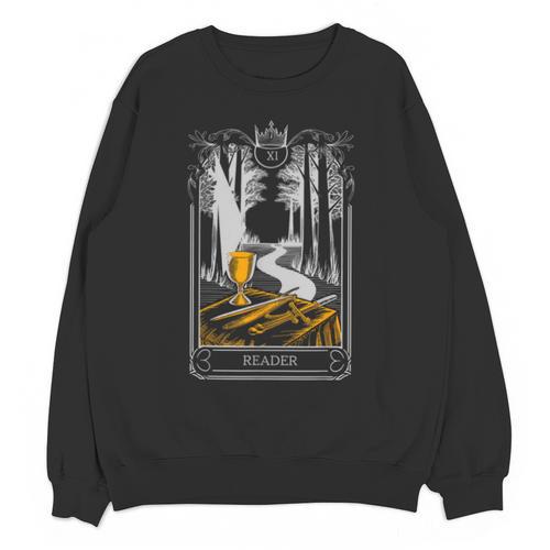 Gothic Book Lover Skeleton Unisex Sweatshirt - Bookorys DE