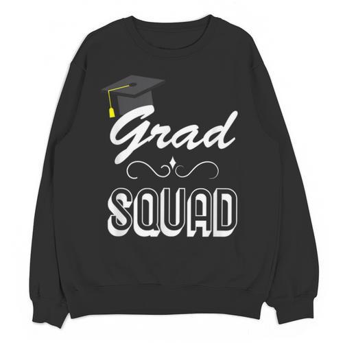 Grad Squad Cute Graduation Unisex Sweatshirt - Best Gift Smart