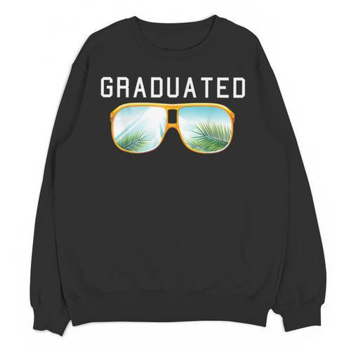 Graduated Graduation Tropical Sunglasses Unisex Sweatshirt - Best Gift Smart