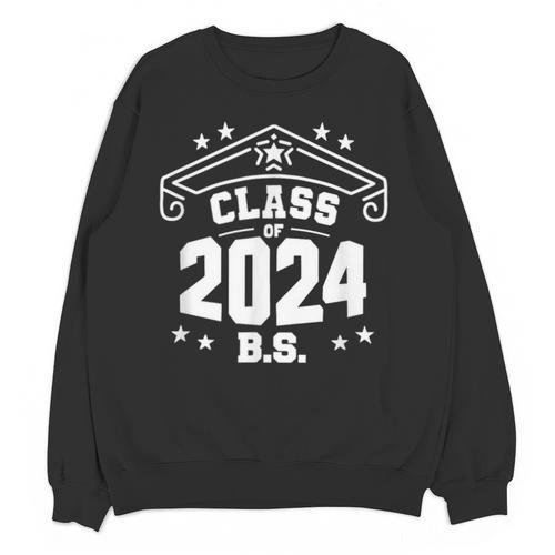 Graduation BS Class Of 2024 Grad Congratulations Graduate Unisex Sweatshirt - Best Gift Smart