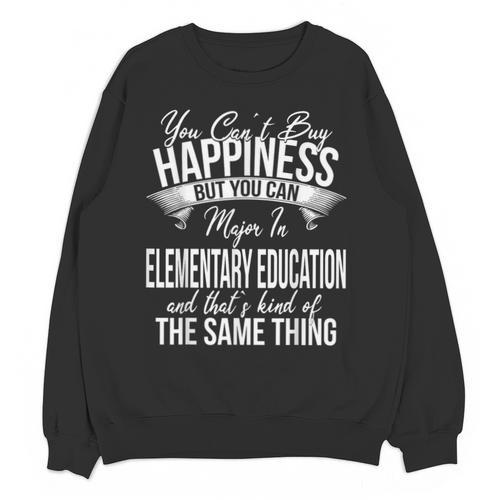 Graduation Elementary Education Major Unisex Sweatshirt - Best Gift Smart