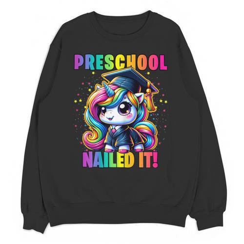 Graduation Preschool Unicorn Nailed It Pre-K Girls Grad Unisex Sweatshirt - Best Gift Smart