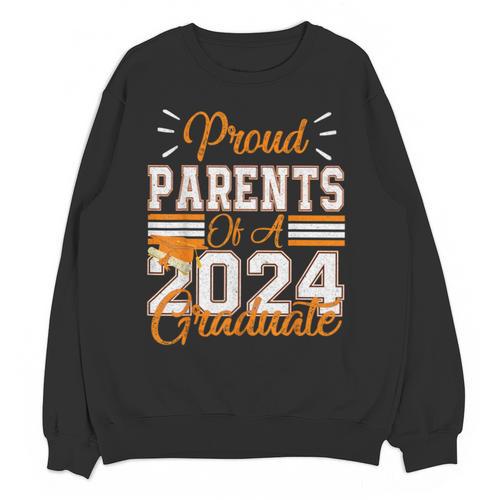 Graduation Proud Parents Of a 2024 Graduate For Mom And Dad Unisex Sweatshirt - Best Gift Smart
