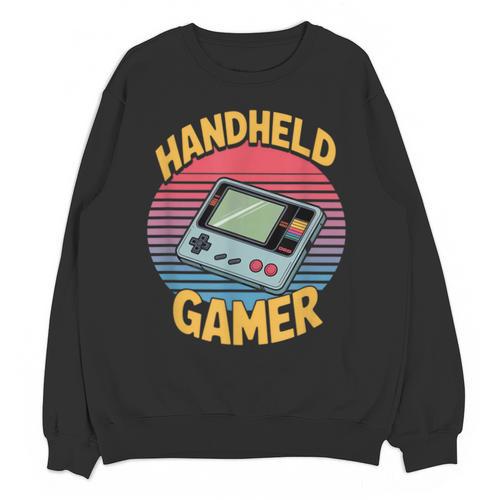 Handheld Gamer Retro Portable Console Nostalgia Unisex Sweatshirt - Figerry