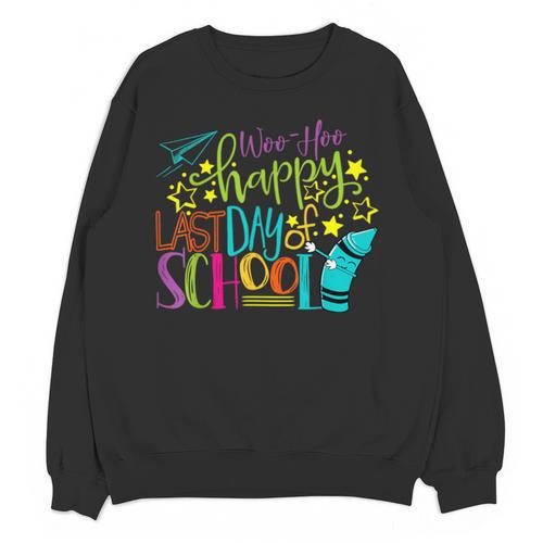Happy Last Day Of School Student Teacher Graduation Unisex Sweatshirt - Best Gift Smart