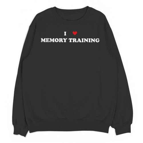 I Heart Memory Athlete I Love Memory Training Unisex Sweatshirt - Easessy