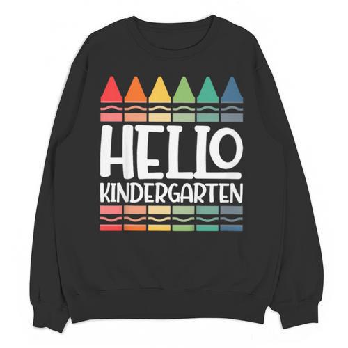 Hello Kindergarten First Day Back To School Graduation Unisex Sweatshirt - Best Gift Smart