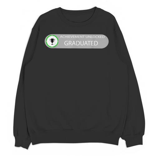 High School Or College Graduation Achievement Unlocked Unisex Sweatshirt - Best Gift Smart