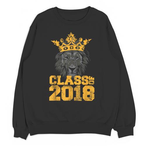 High School King Graduation Shirt Class Of 2018 Seniors Unisex Sweatshirt - Best Gift Smart