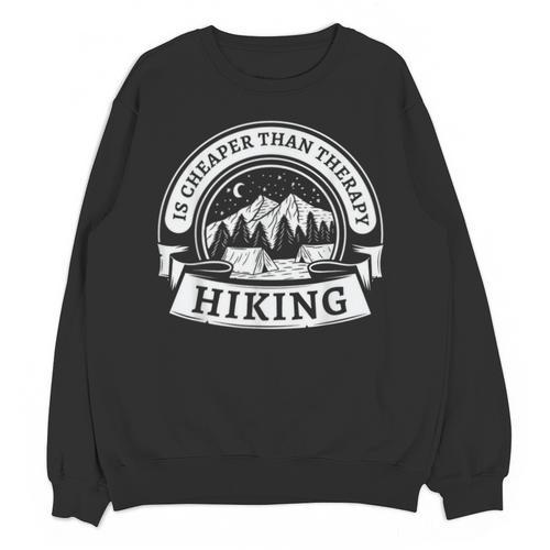 Hiking It's Cheaper Than A Therapy Introvert Shirt Unisex Sweatshirt - Raresse