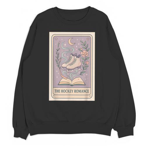 Hockey Romance Tarot Card Books Reader Cozy Reading Unisex Sweatshirt - Bookorys