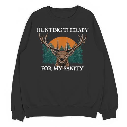 Hunting For My Sanity Introvert Hunter Antisocial Unisex Sweatshirt - Raresse