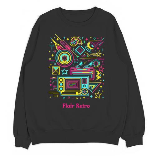 Iconic Nostalgia Vintage Graphic Unisex Sweatshirt - Figerry