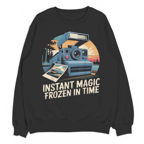Instant Magic Frozen In Time Retro Camera Nostalgia Unisex Sweatshirt - Figerry
