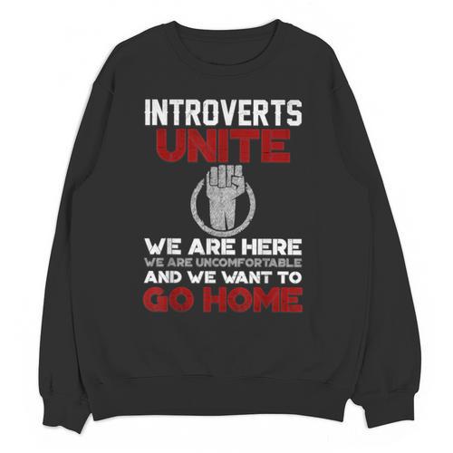 INTP Introverts Unite Anti Social For Men Women Unisex Sweatshirt - Raresse