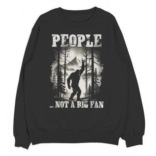 Introvert Bigfoot People Not A Big Fan Dad Joke Unisex Sweatshirt - Raresse