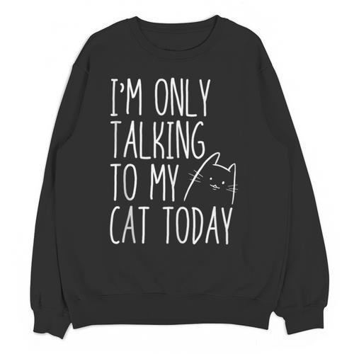 Introvert Cat Lover Kitten Kitty Cat Mom Cat Dad Pet Lover Unisex Sweatshirt - Raresse