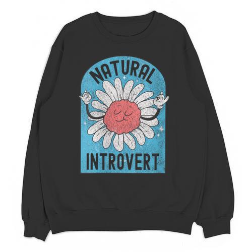 Introvert Cute Anti-Social Shy Person Inner Strength Unisex Sweatshirt - Raresse