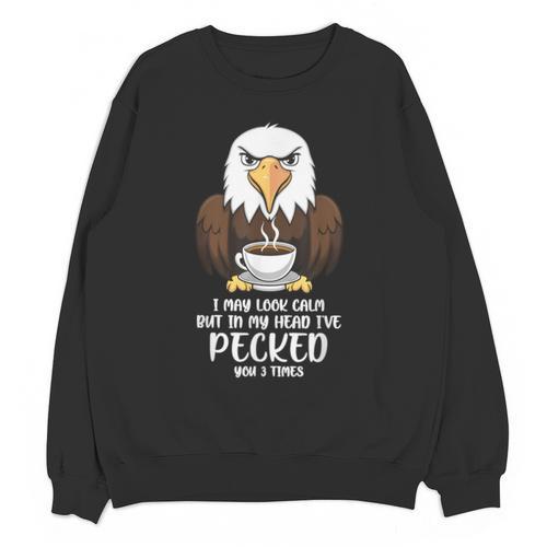 Introvert Eagle And Coffee Lovers Unisex Sweatshirt - Raresse