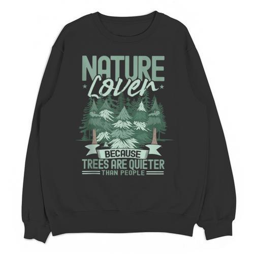 Introvert Nature Lover Introverted Forest Lover & Tree Unisex Sweatshirt - Raresse