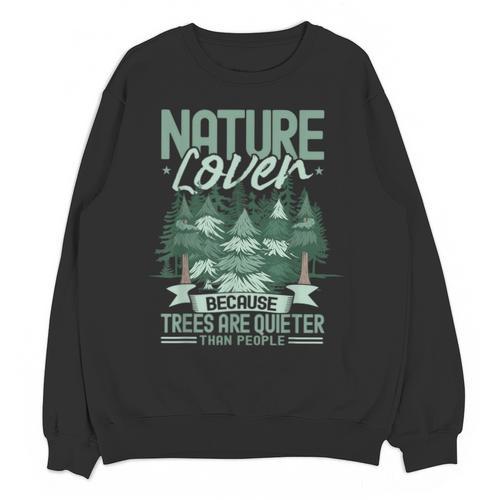 Introvert Nature Lover Introverted Forest Lover & Tree Unisex Sweatshirt - Raresse