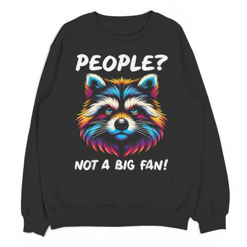 Introvert Raccoon Sarcasm Anti Social Unisex Sweatshirt - Raresse