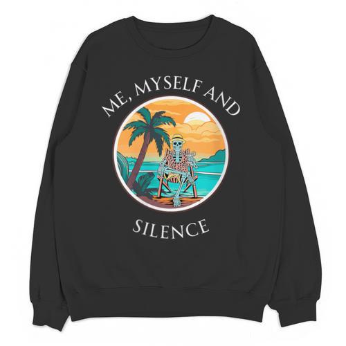 Introvert Relaxation Me Myself And Silence Summer Vacation Unisex Sweatshirt - Raresse