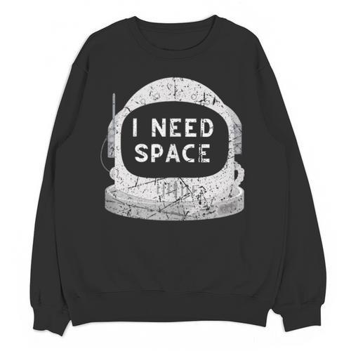 Introvert Space Helmet I Need Space Men Women Unisex Sweatshirt - Raresse