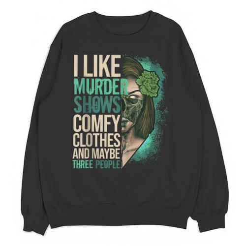 Introverted Murder Shows True Crime Lovers Introvert Unisex Sweatshirt - Raresse
