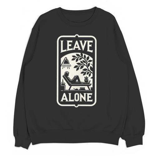 Introvert's Peaceful Solitude Graphic Leave Alone Quiet Unisex Sweatshirt - Raresse