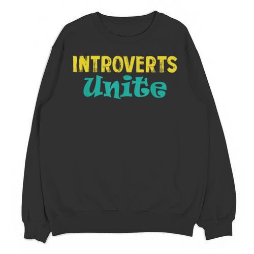 Introverts Unite I Introvert Unisex Sweatshirt - Raresse