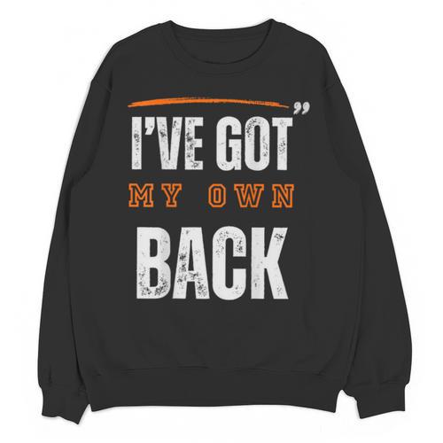 I’VE GOT MY OWN BACK INTROVERT Words On Back Unisex Sweatshirt - Raresse