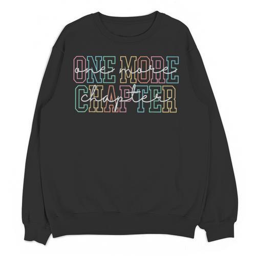 Just One More Chapter Retro Bookworm Book Lover Unisex Sweatshirt - Bookorys