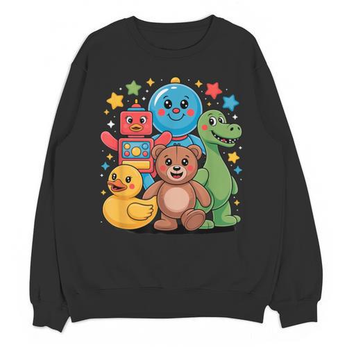 Kidcore Aesthetic Retro Vibes Colorful Cartoon Nostalgia Unisex Sweatshirt - Figerry